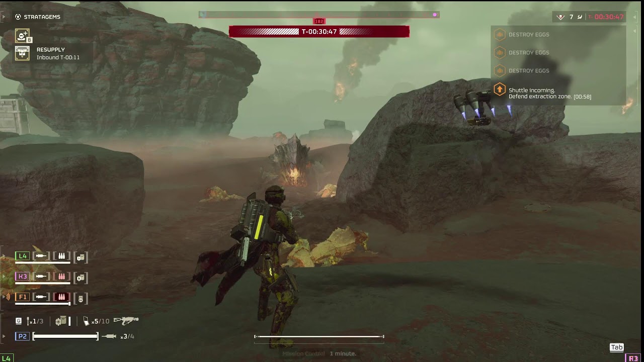 Helldivers 2: Just an old man learning to play.