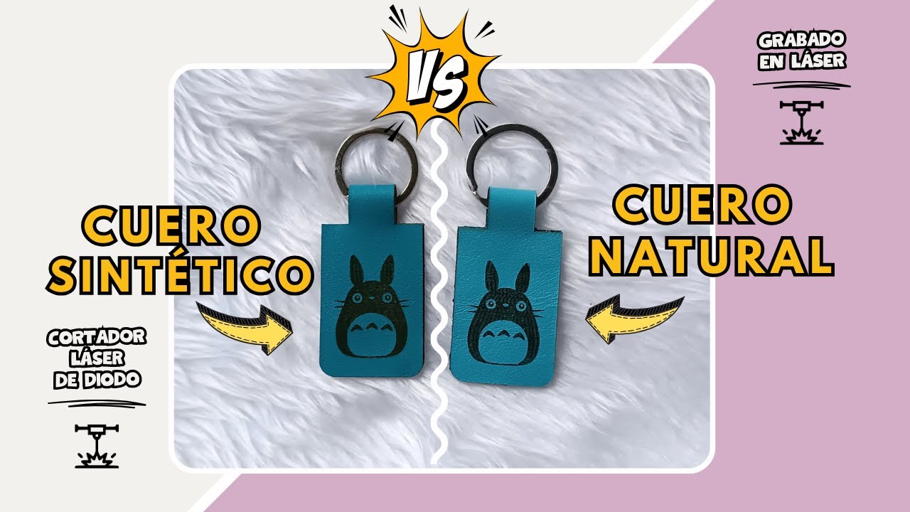 Corte y Grabado de Cuero con Cortador Láser de diodo Comparando Cuero Natural vs Sintético