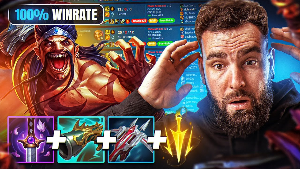 MASTER 100% WINRATE AVEC DRAVEN JUNGLE? (Je dois tester ça!)