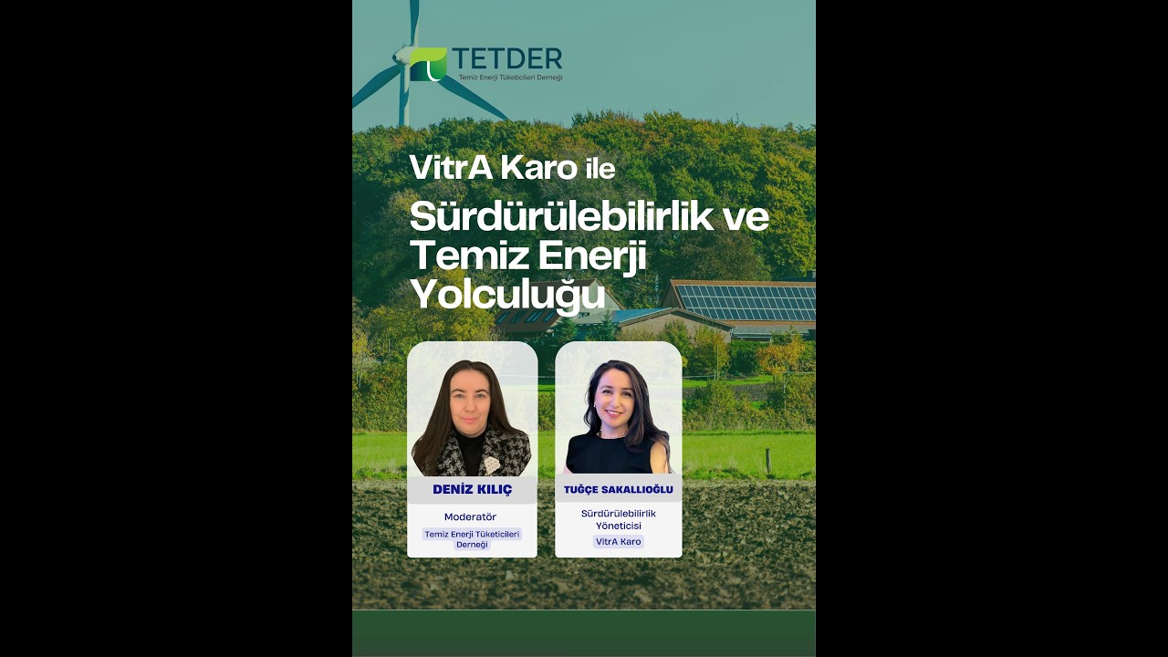 VitrA Karo ile Sürdürülebilirlik ve Temiz Enerji Yolculuğu
