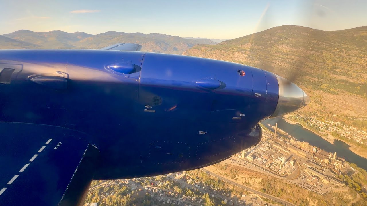 Saab 340B Landing | Pacific Coastal Airlines | Trail Regional Airport YZZ