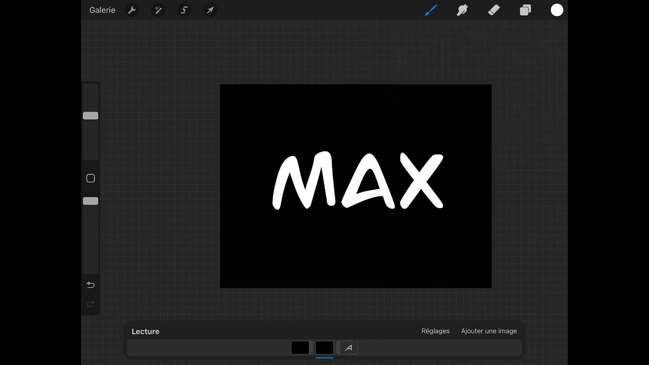 Procreate | Animation texte Shake