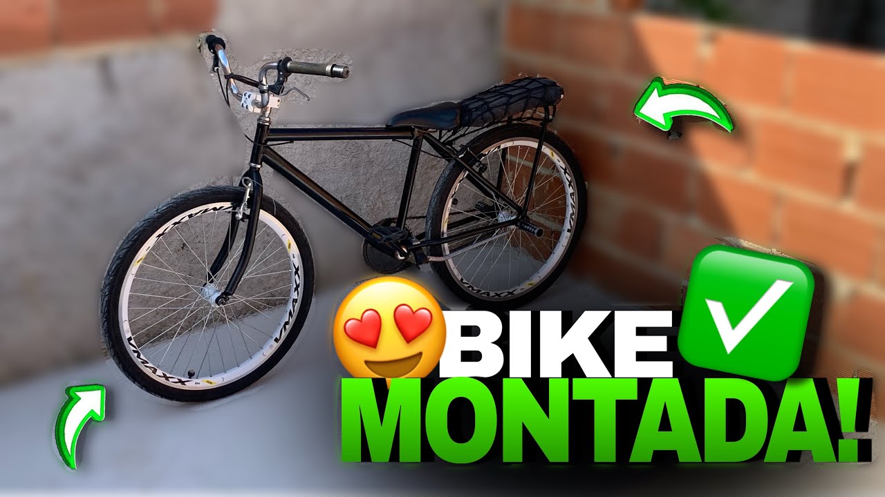 MONTEI a MINHA BIKE MONTADINHA!! ✅😍