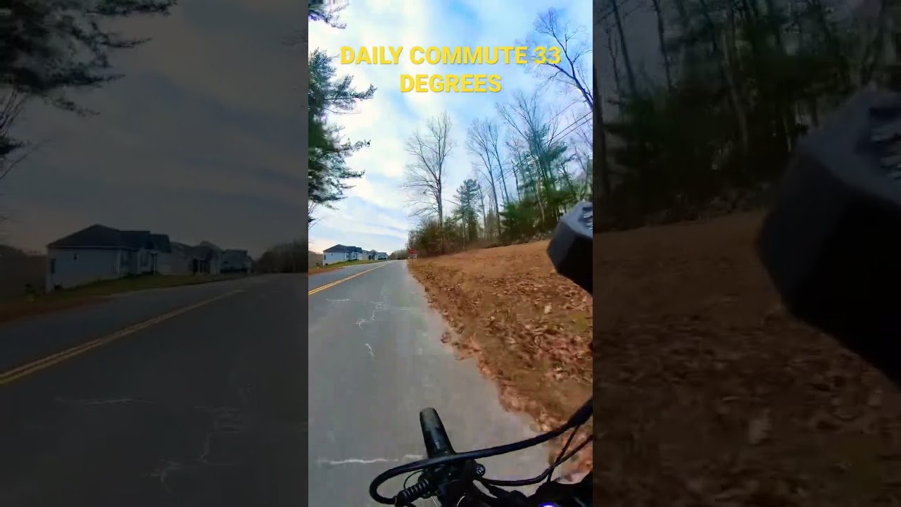 DAILY COMMUTE #BikeRidingCommuting #WinterTimeSafety #CommuterSafety #CyclingSafety #WinterCycling
