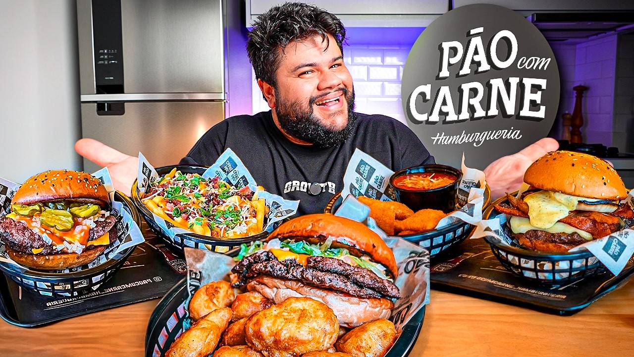 O HAMBÚRGUER PERFEITO? 🤤 Minha experiência na Pão com Carne!