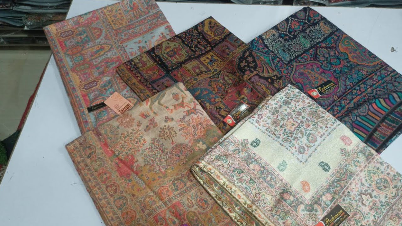 Premium quality pashmina shawls zari darbar Kashmiri ☎️8699606674 delivery all 🌍 world ship FREeee