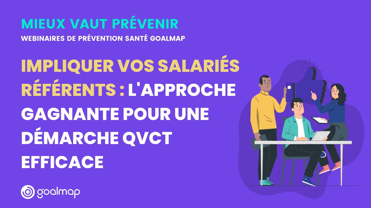 Webinaire - Impliquer vos salariés référents : l'approche gagnante pour une démarche QVCT efficace