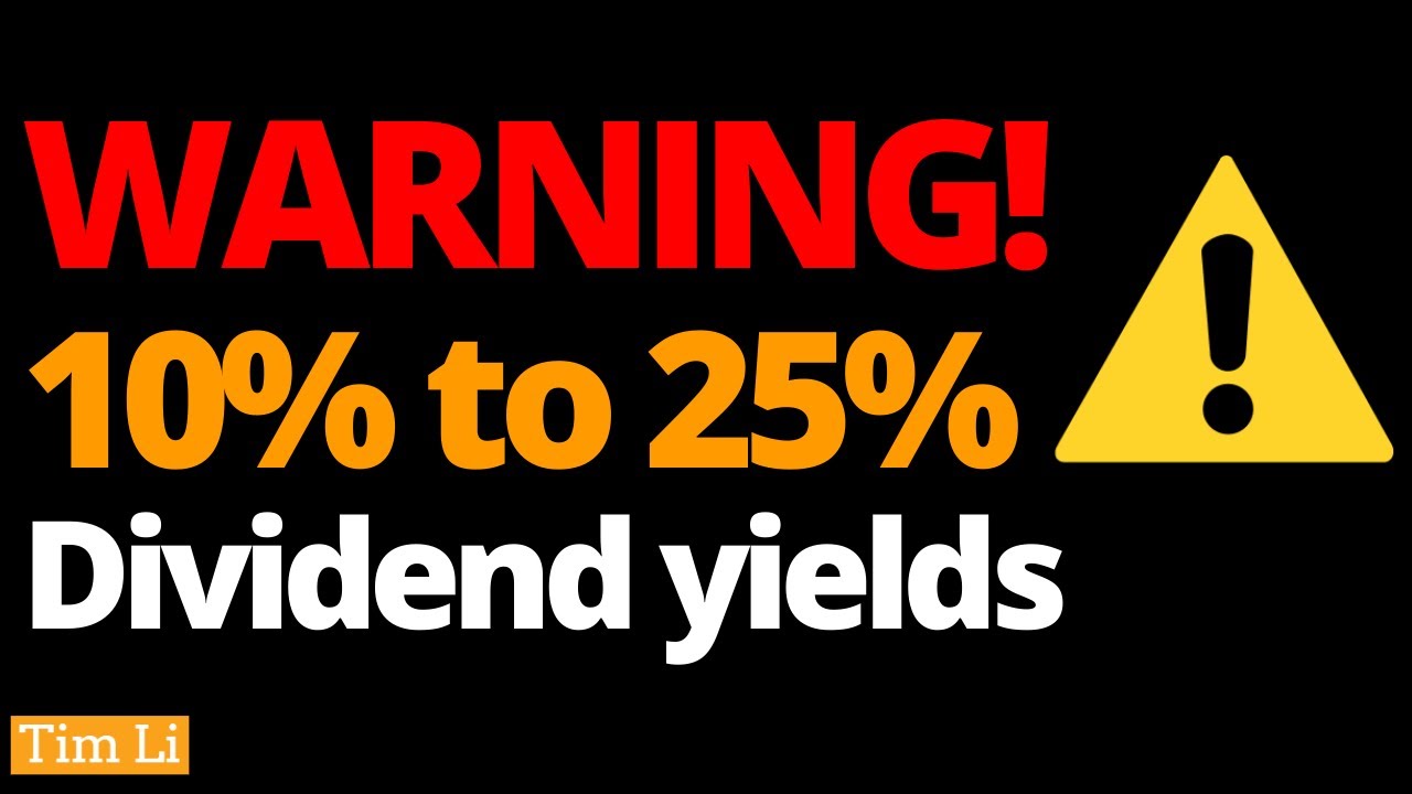 HIGH DIVIDEND yield stocks are DANGEROUS