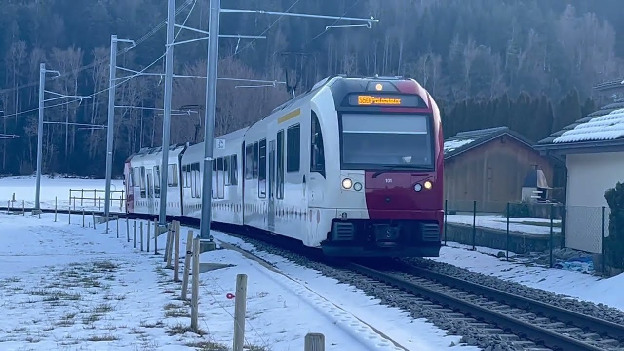 Train TPF à Gruyères le 19.01.2026