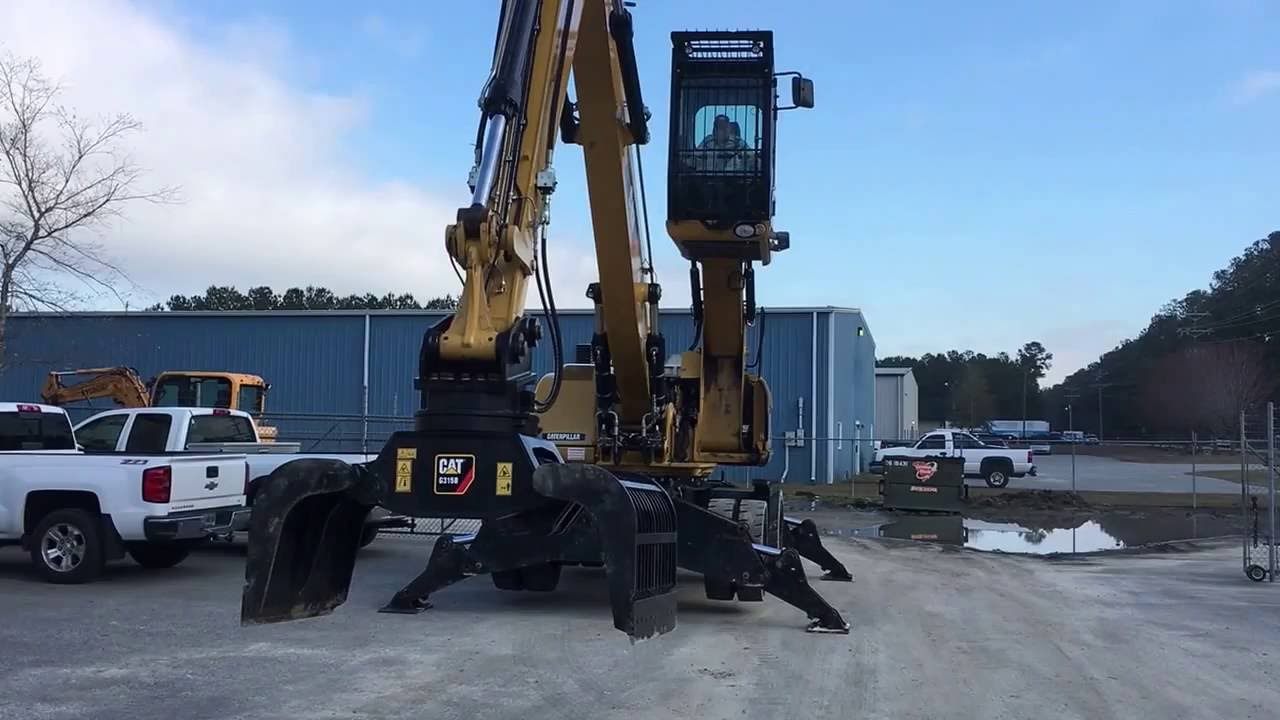 Cat M318D MH with a NEW Cat G315B Demolition & Sorting Grapple