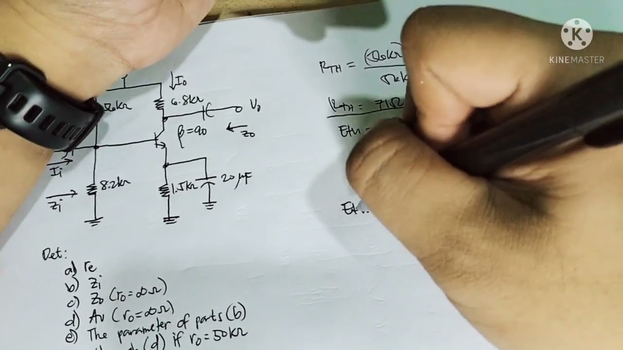 BJT Voltage Divider Bias AC Analysis (Bypassed and Unbypassed)