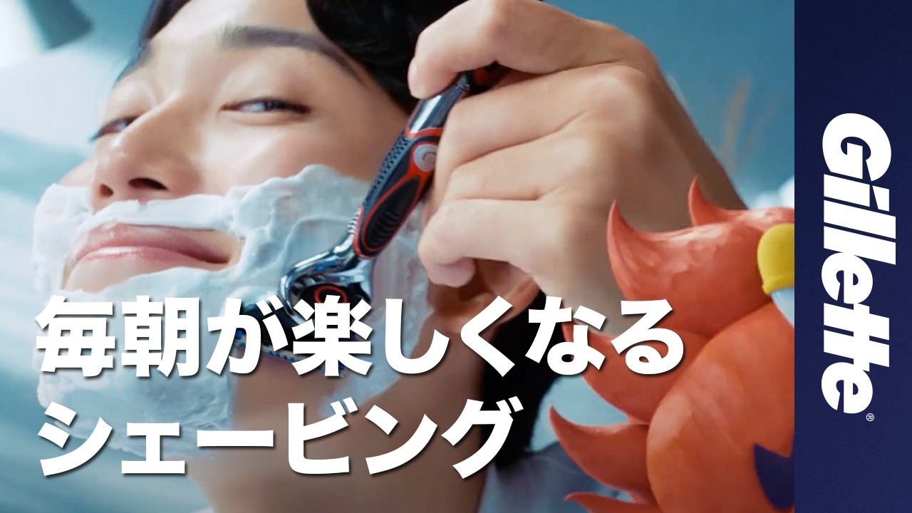 肌へ刃を押し当てずに、深剃りを実現 - ジレット電動