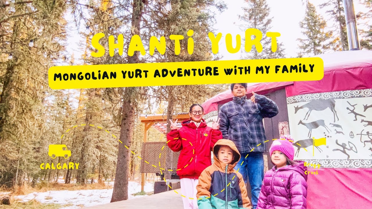 WE STAYED IN A YURT! | SHANTI YURT FAMILY ADVENTURE!!! 