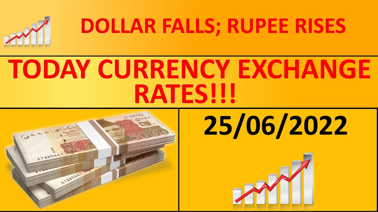 Dollar Rates | Today's Open Market Currency Rates in Pakistan| PKR Exchange Rate| 25th June 2022