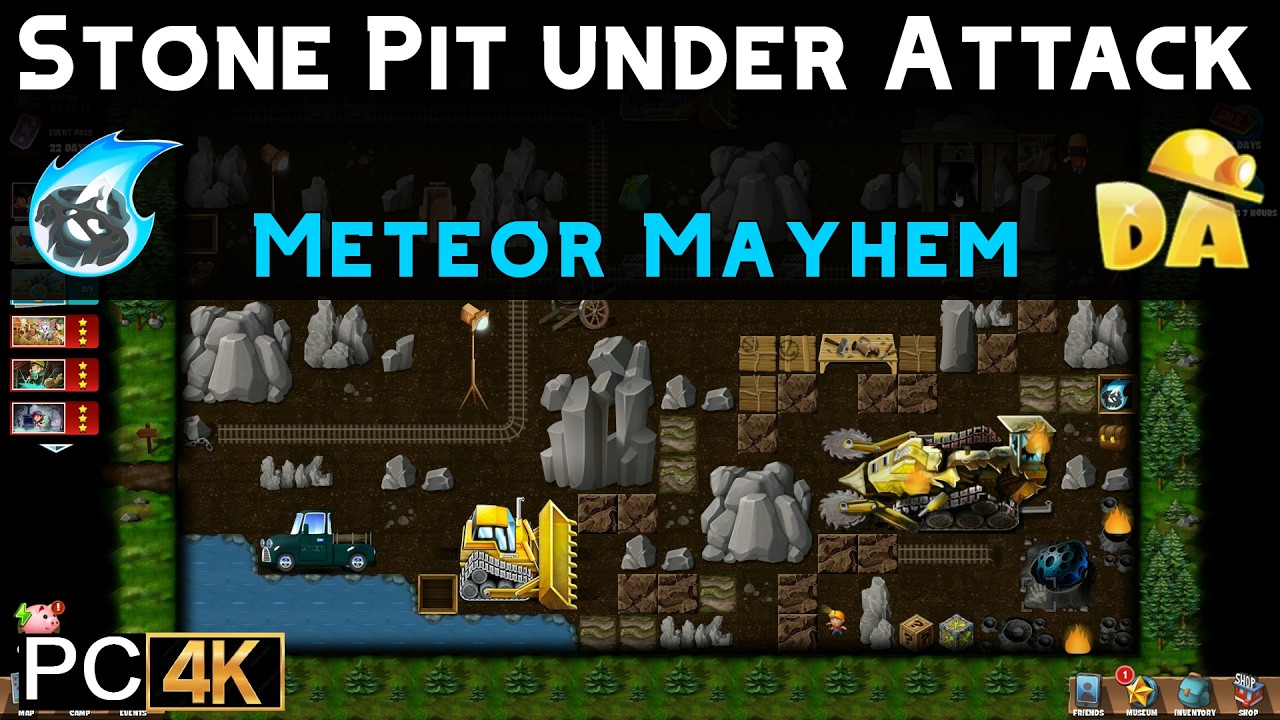 Stone Pit under Attack | Meteor Mayhem #2 (PC) | Diggy's Adventure