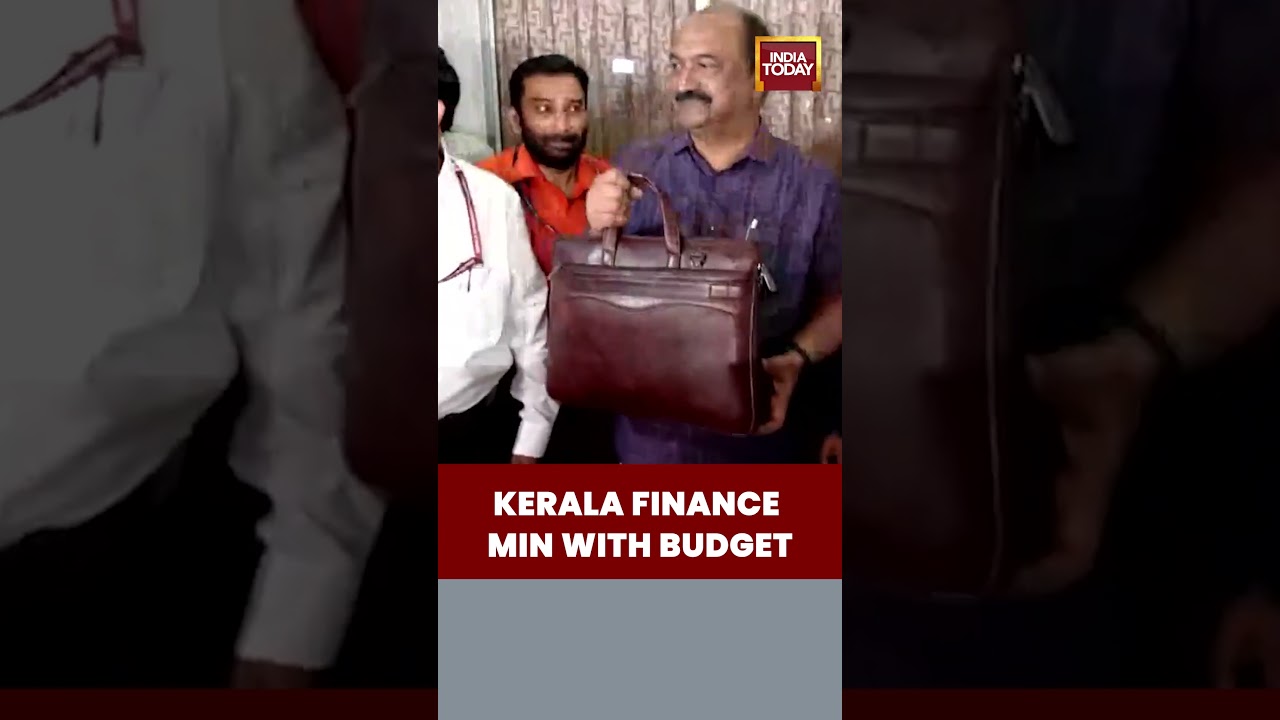 Kerala Budget 2026-27: FM KN Balagopal with Budget Document at Residence, Ahead of Polls