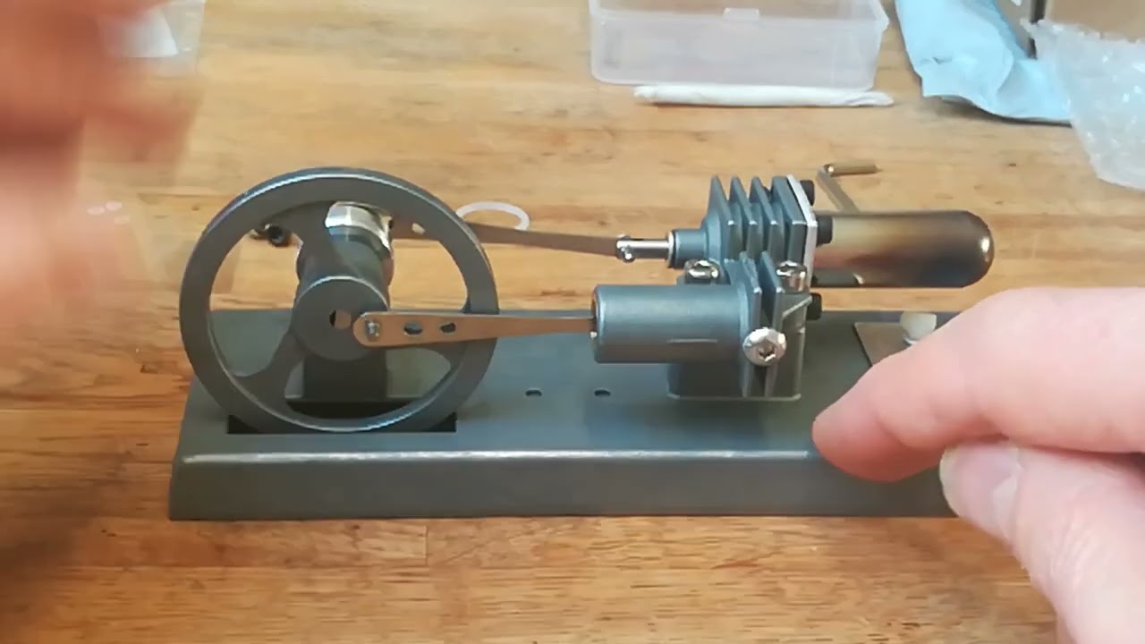 Kleiner Stirling-Bausatz / 2. Probelauf