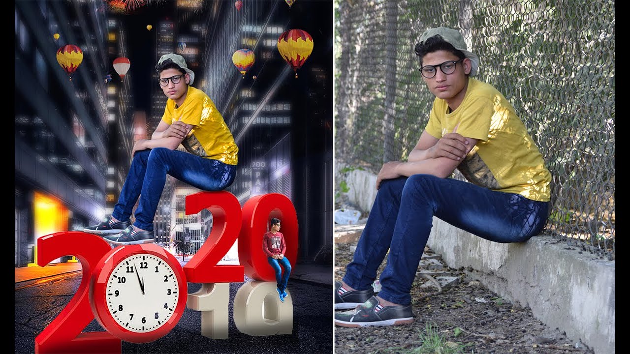 Happy New Year 2020 Photo Editing Tutorial in Photosop| photoshop picture manipulation Tutorial
