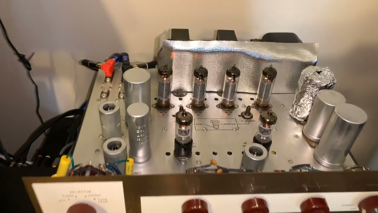 Lafayette LA-250A Tube Integrated Amplifier.
