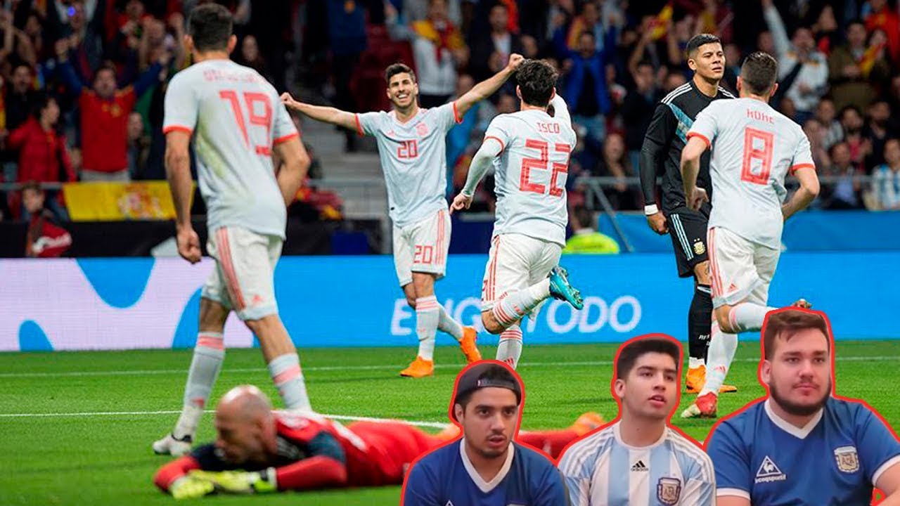 ESPAÑA 6 ARGENTINA 1 | AMISTOSO INTERNACIONAL 2018 | VIDEO REACCION