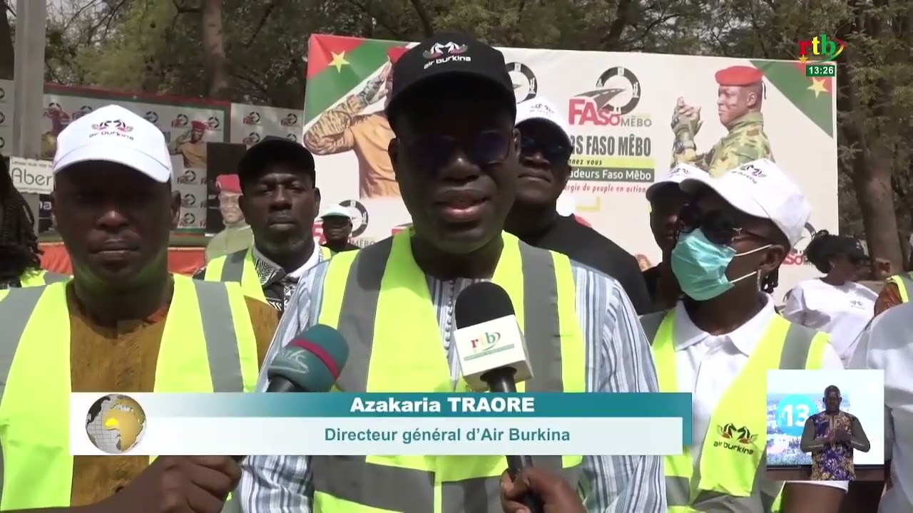 Don de Air Burkina à Faso Mêbo, un acte de solidarité à l'initiative présidentielle