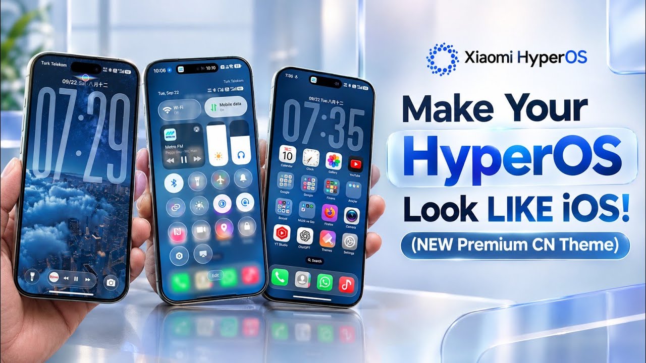 Make Your HyperOS Look LIKE iOS! (NEW Premium CN Theme) 🔥 