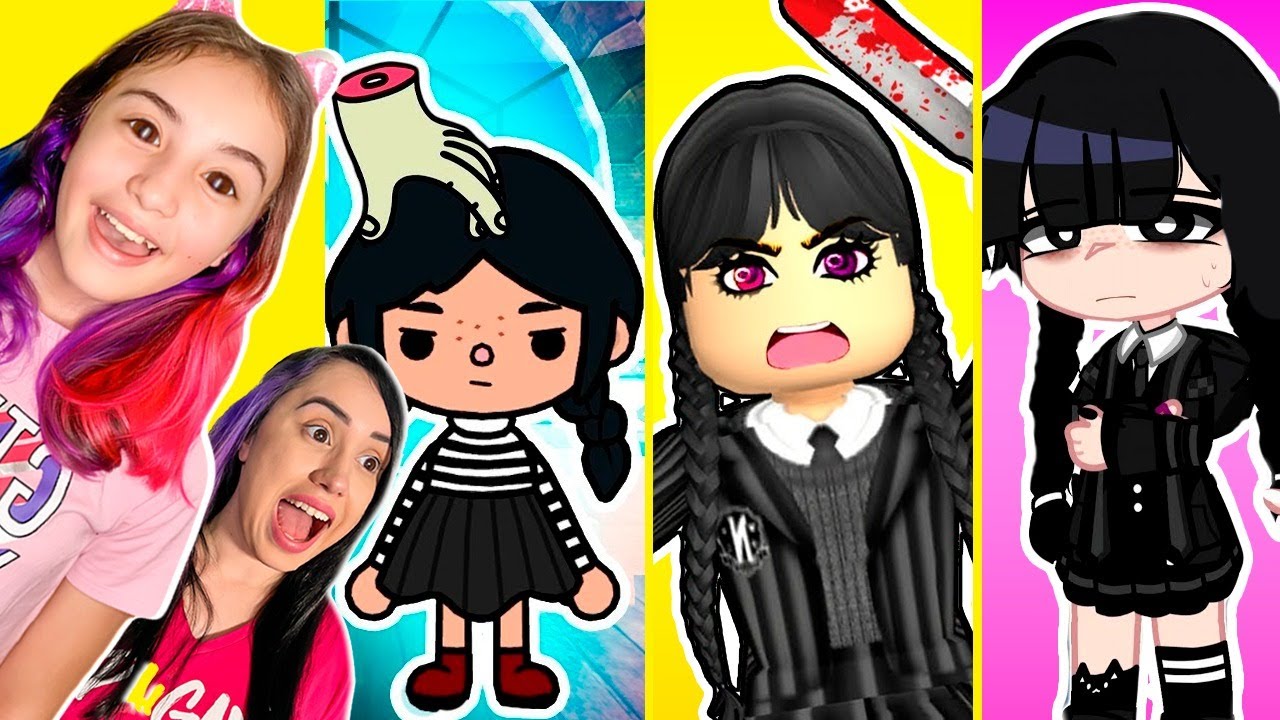 QUEM é a MELHOR WANDINHA? OS MELHORES JOGOS de WANDINHA! Filha Também Joga