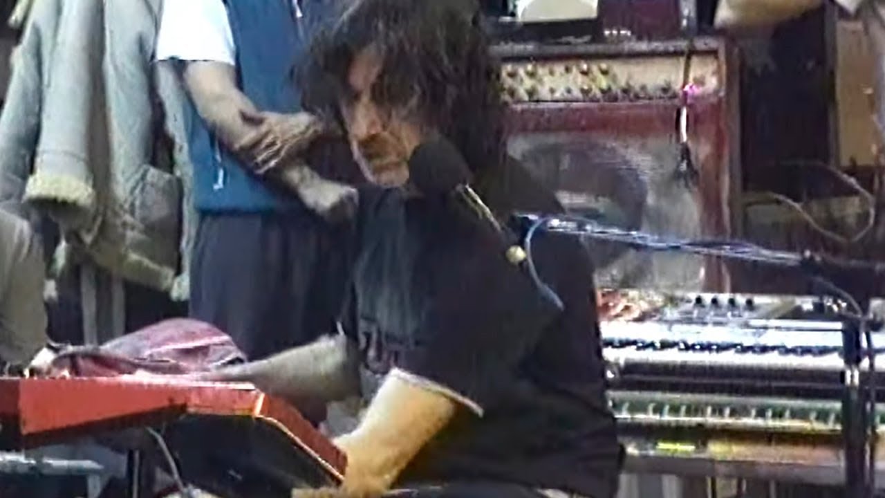 Charly García ensayando 
