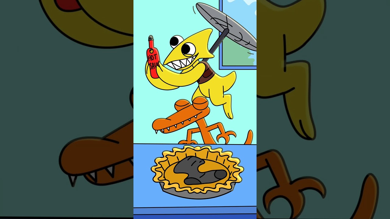 🌈 Rainbow Friends: Yes or No Pie Challenge! 🥧 (Cartoon Animation)