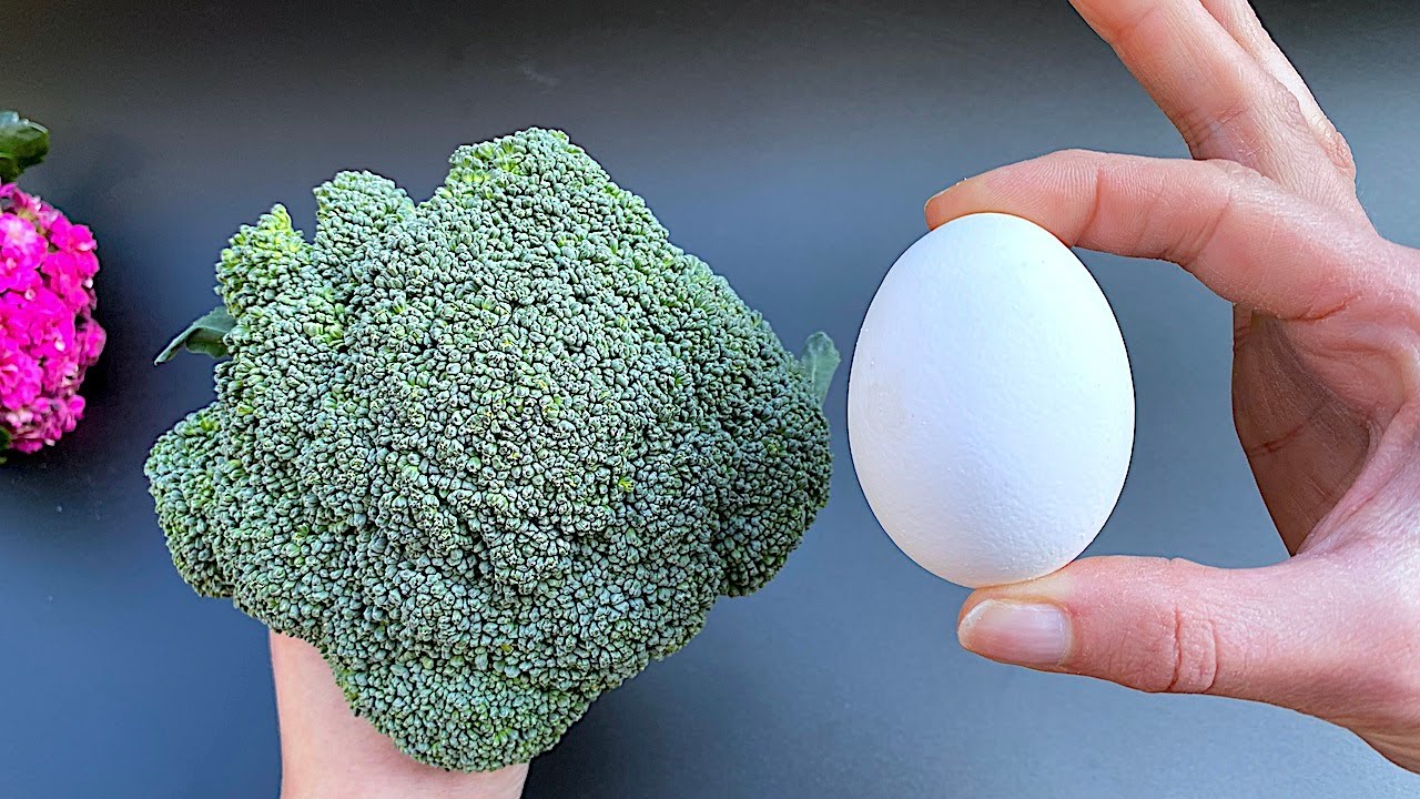 🥦 Брокколи вкуснее пиццы! Здоровый рецепт за 10 минут! 👌