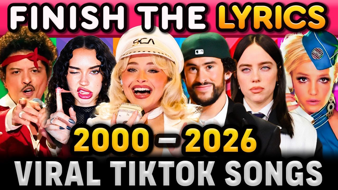 FINISH THE LYRICS 🎵 2000-2026 Edition 🔥 Most popular songs per year | Music Quiz