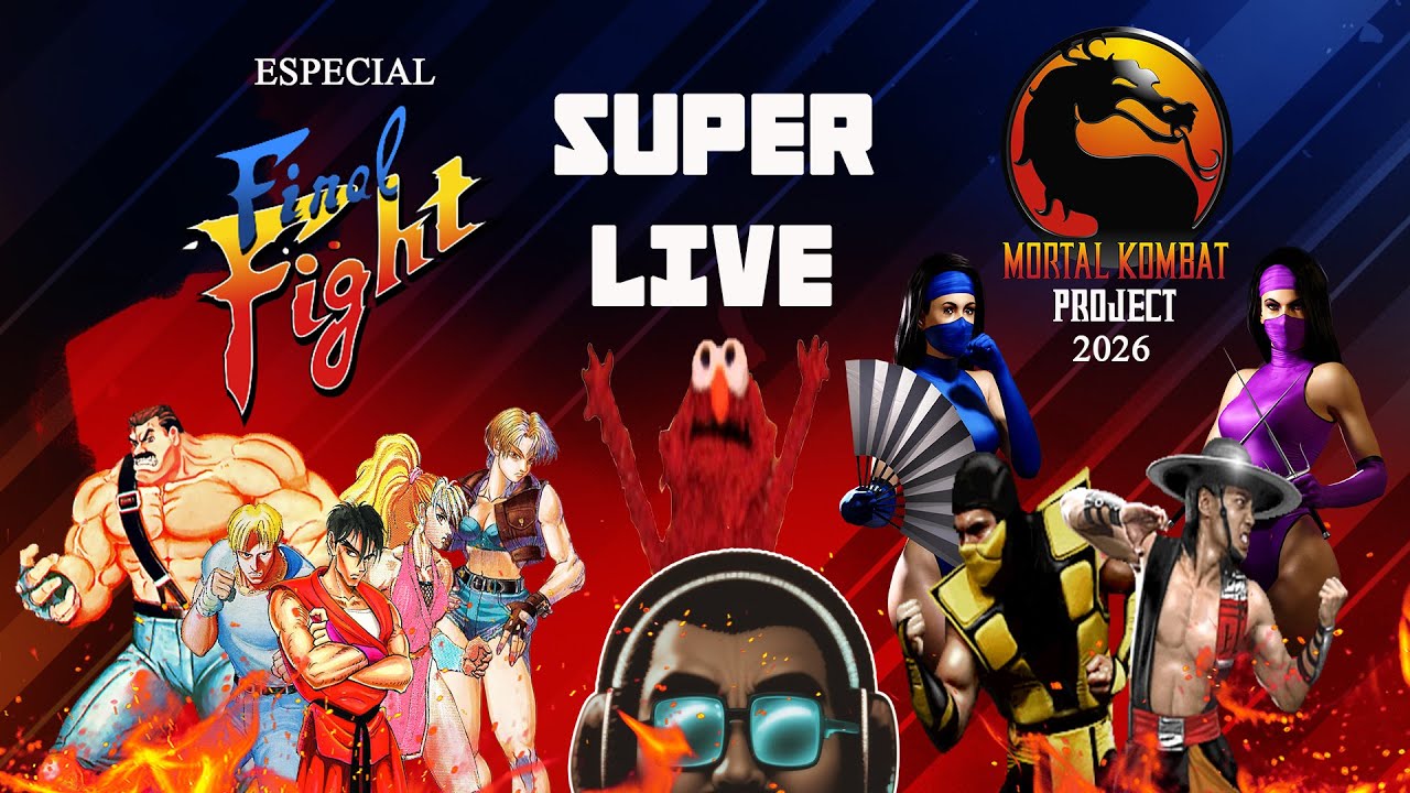 MORTAL KOMBAT MUGEN + FINAL FIGHT MD = PORRADARIA!
