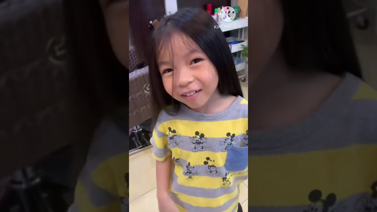 Potong rambut panjang anak dirumah cepat simpel mudah