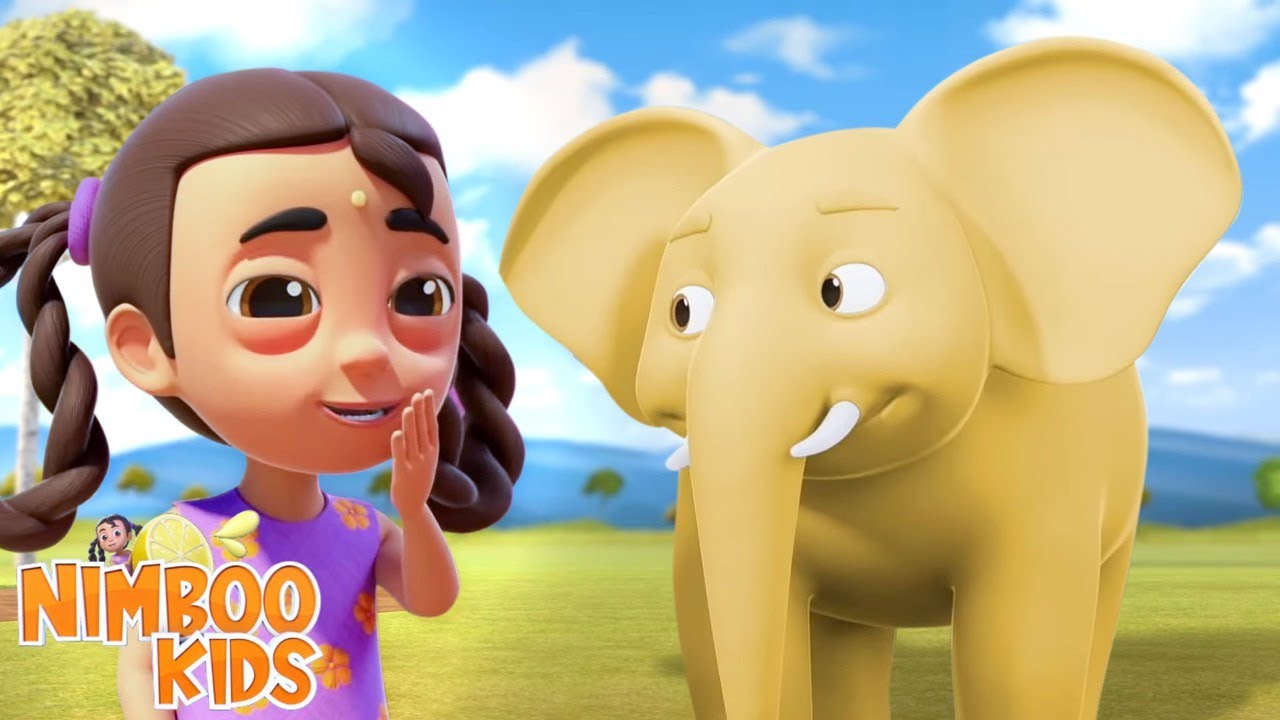 Ek Mota Hathi, एक मोटा हाथी, Hindi Song and Poem by Nimboo Kids