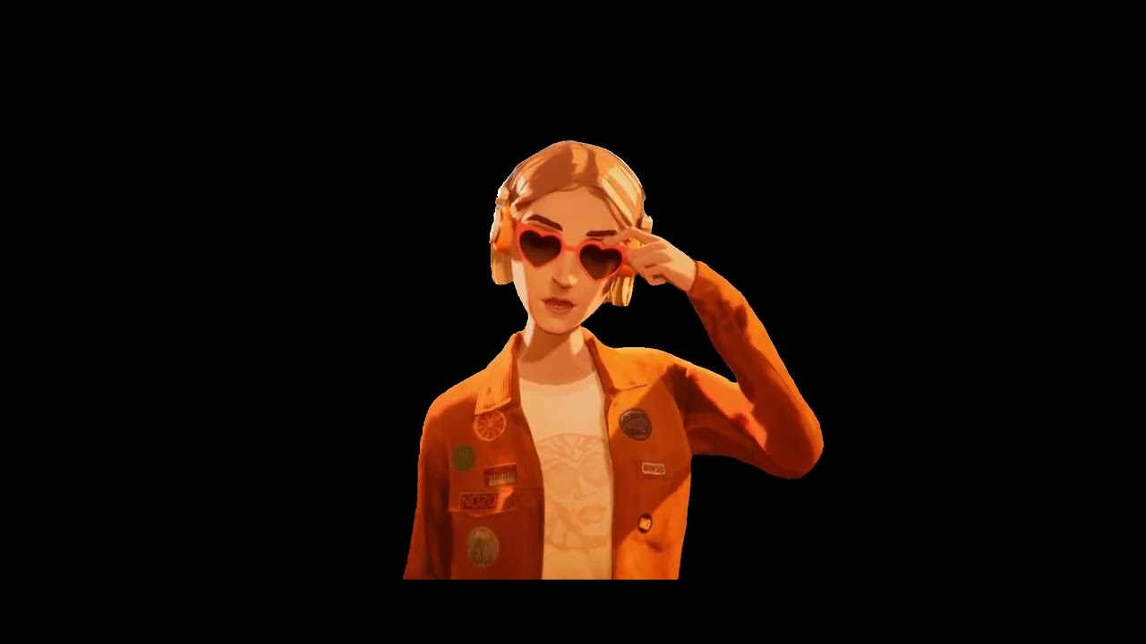 Stacy Rockford intro &mdash; fullscene, pitch black BG
