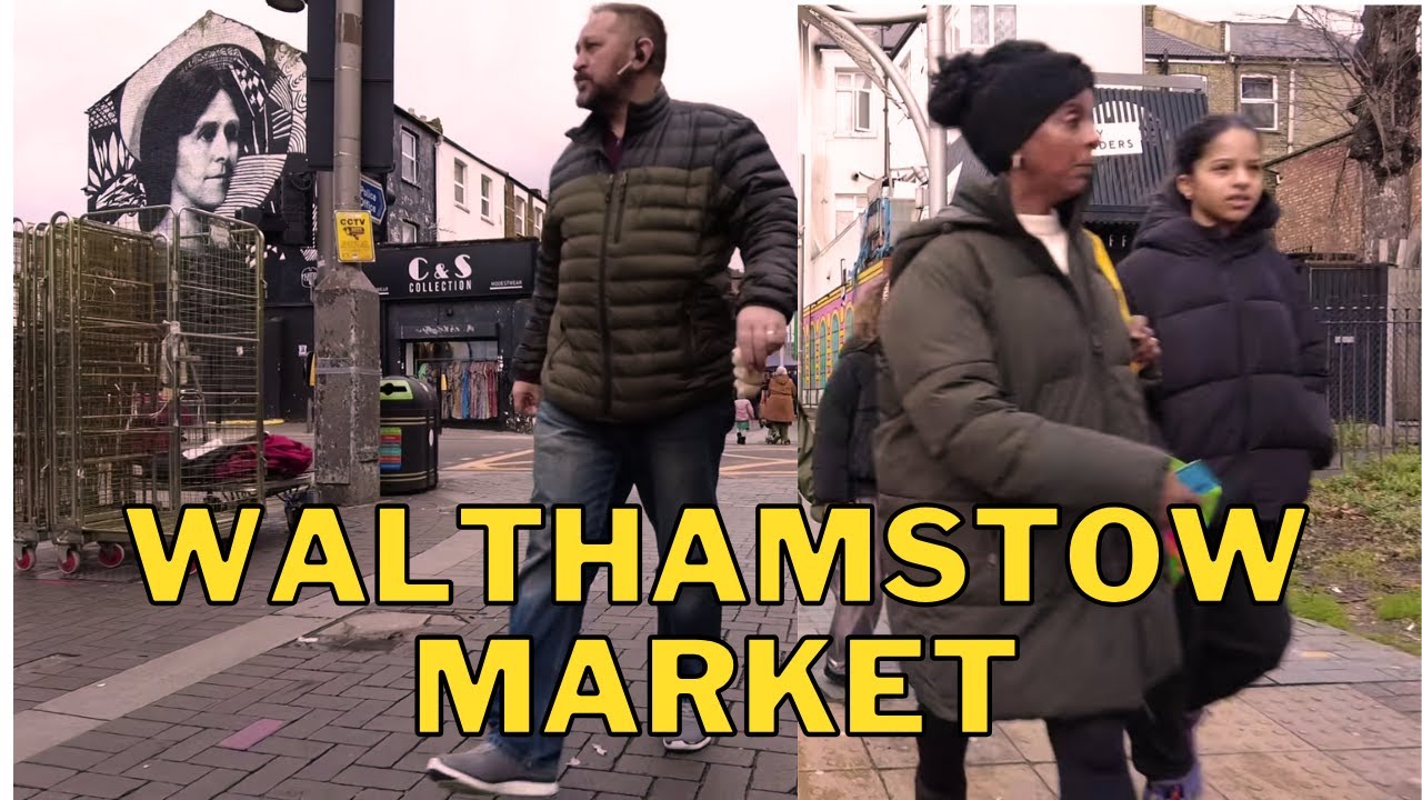 A Winter Walk Through Walthamstow Market | London GB