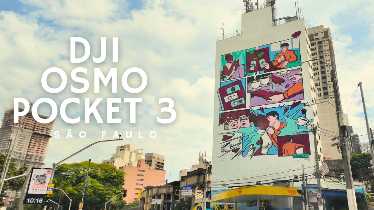 OSMO PROCKET 3 - Teste de câmera em São Paulo - 4K