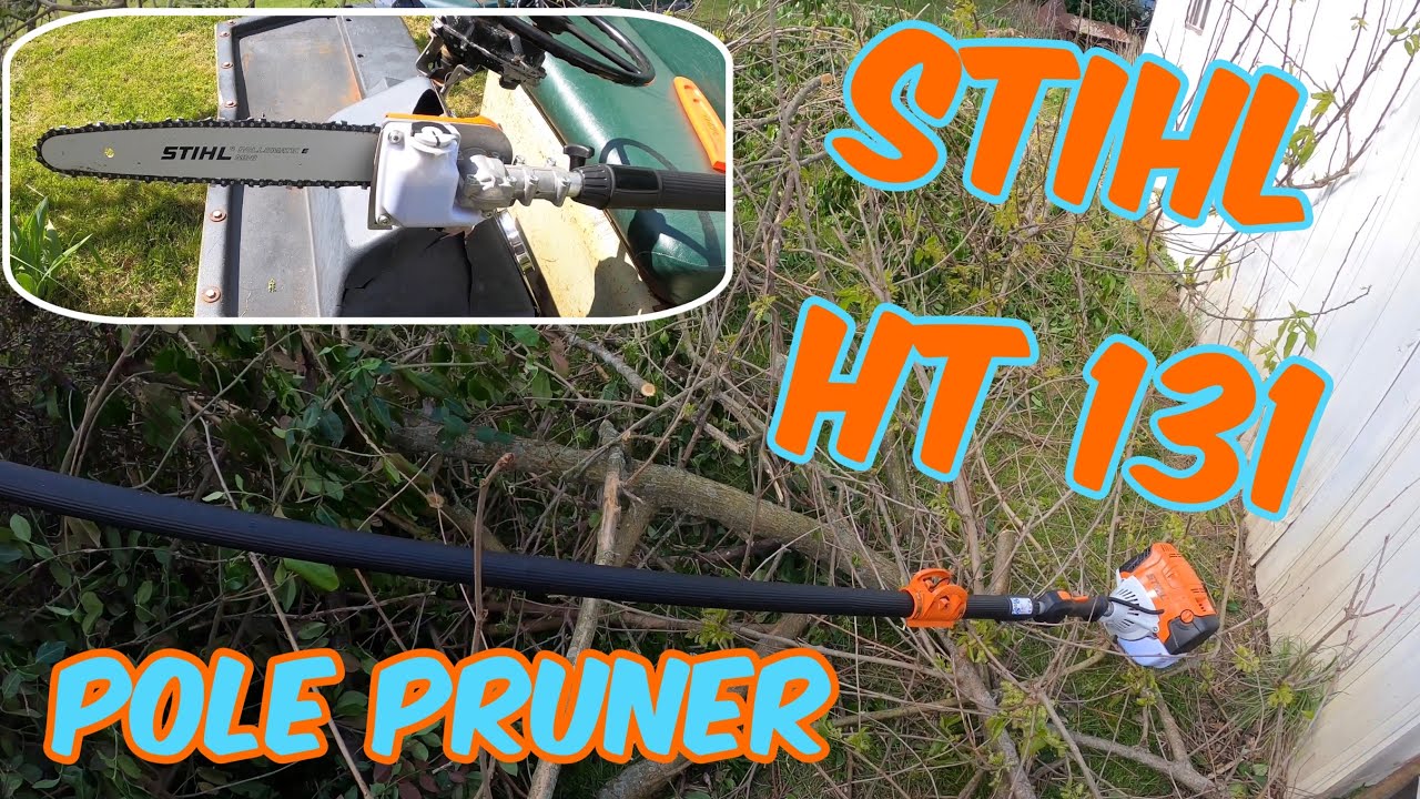 NEW TOY: STIHL HT 131 Pole Pruner Review! (Buy your own, you can’t borrow this one)