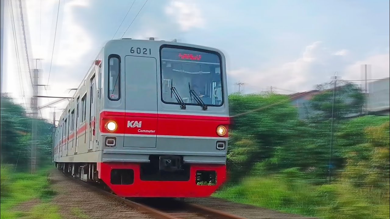 Ada apa krl TM seri 6000 membunyikan klakson panjang? Hunting krl jalur Nambo dan red Line