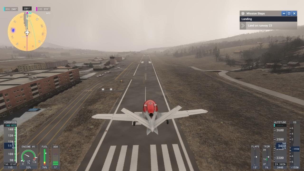 Microsoft Flight Simulator Charter Flight to Chaux-De-Fonds