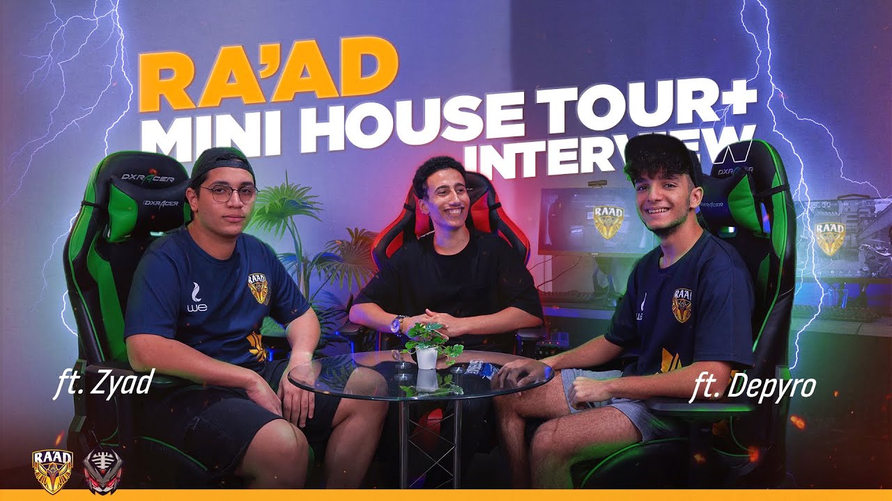 RAA'D Gaming House Mini tour Ft. Depyro, Zyad