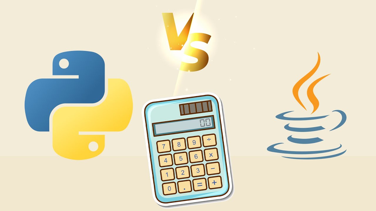 Python VS Java | make calculator with Python and Java