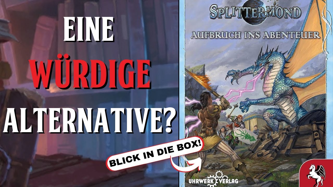 Ihr sucht eine Alternative zu D&D und DSA? Die Splittermond Einsteigerbox k&ouml;nnte den Blick wert sein