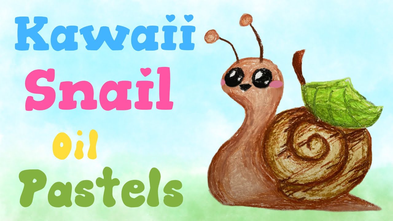 How to Draw a Kawaii Snail