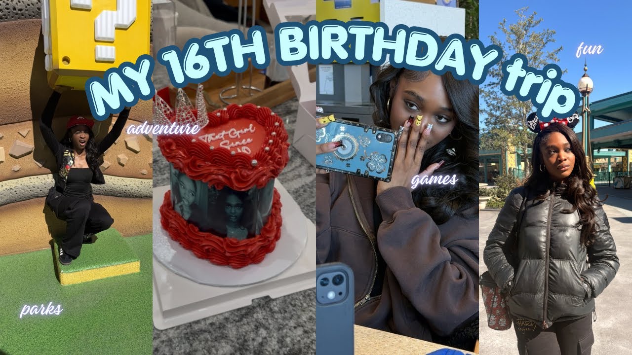 KIMS 16TH BIRTHDAY TRIP ADVENTURE!!! (travel, disney, universal, games, and more!!) 