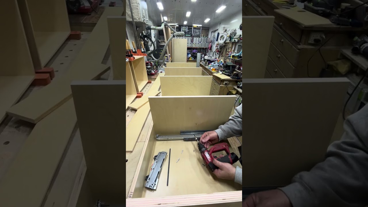 Installing Blum Movento S Blumotion with Tip-On