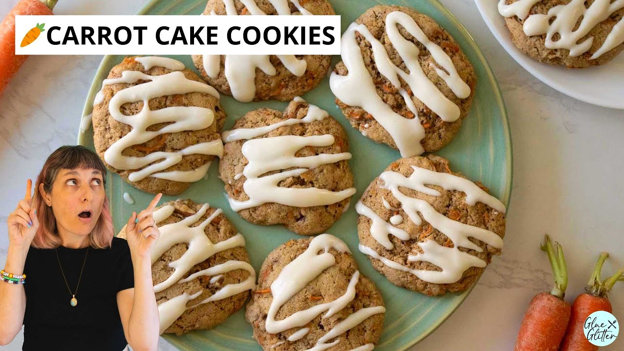 🥕 Vegan Carrot Cake Cookies