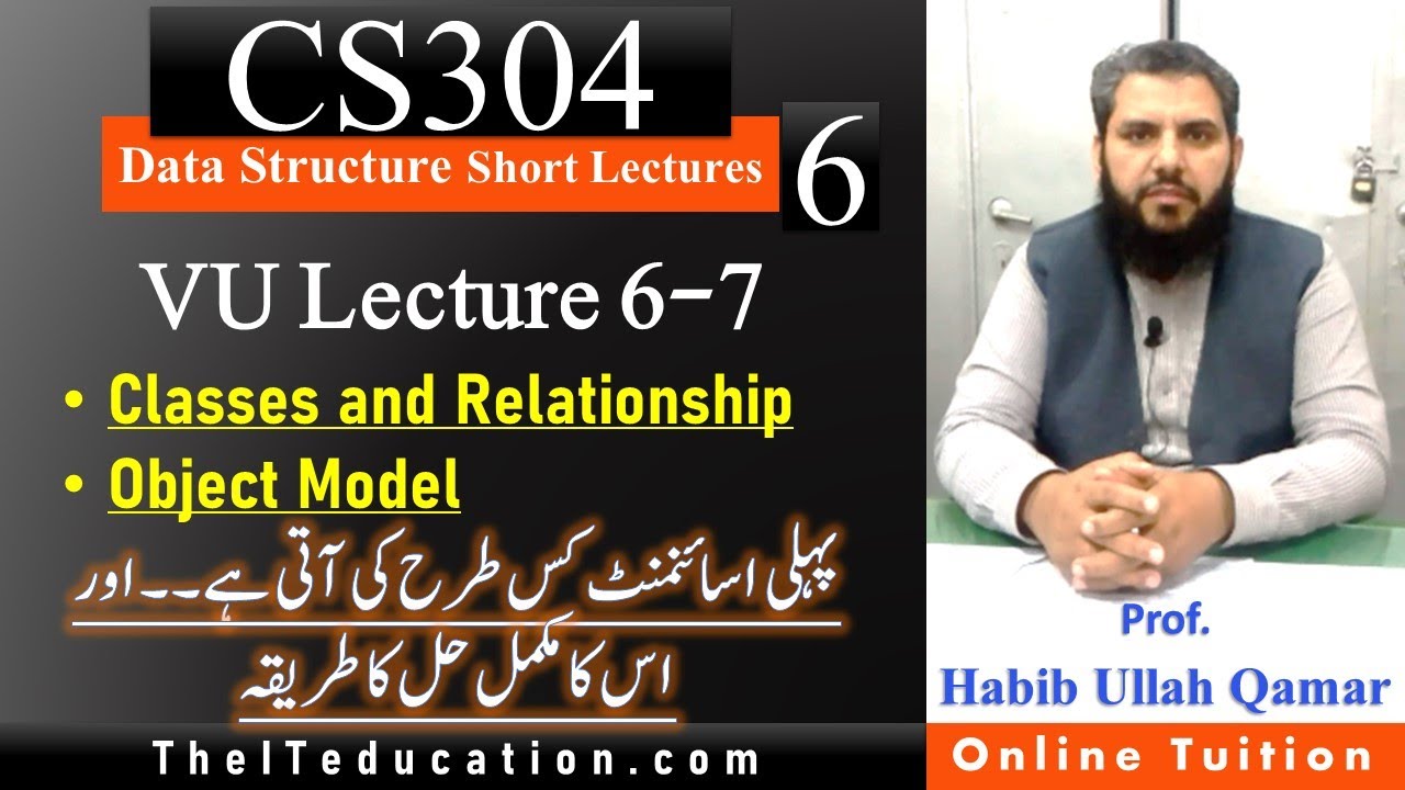 CS304 Short Lectures | VU CS304 lecture 6 and 7 | CS304 Assignment No1 Solution 2021