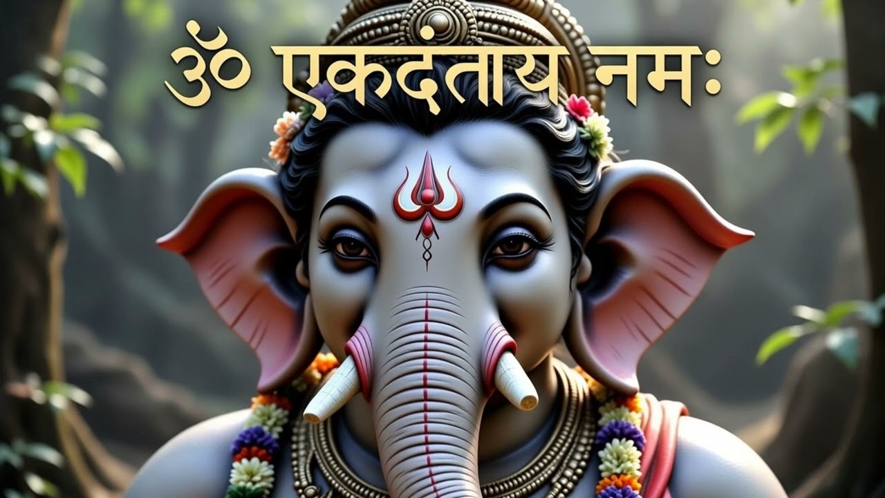 ॐ एकदन्ताय नमः Om Ekadantaya Namah