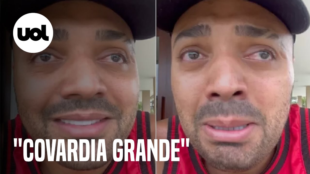 Tirullipa chora após polícia apreender bens de sua casa: 'Covardia grande'